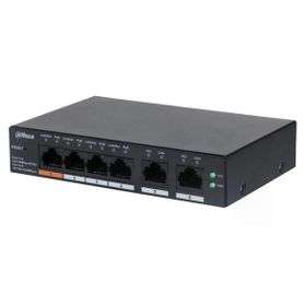 Dahua CS4006-4ET-60 4 Port Gigabit PoE 60 W 2 Port Gigabit Uplink PoE Masaüstü Switch
