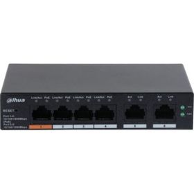 Dahua CS4006-4GT-60 4 Port Gigabit PoE 2 Port Gigabit Uplink 60 W Cloud Yönetilebilir Switch