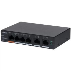 Dahua CS4006-4GT-60 4 Port Gigabit PoE 2 Port Gigabit Uplink 60 W Cloud Yönetilebilir Switch