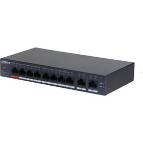 Dahua CS4010-8ET-110 10 Port Gigabit PoE 2 Port Gigabit Uplink 110 W Cloud Yönetilebilir Switch