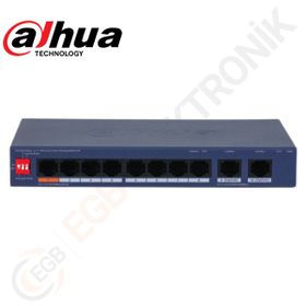 Dahua CS4010-8ET2GT-60 10 Port 10/100/1000 8xPoE 60W 2xUplink Yönetilir Switch