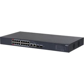Dahua CS4218-16ET-135 16 Port Gigabit PoE 2 Port Gigabit Uplink 2 Port SFP 135 W Cloud Yönetilebilir Switch