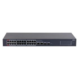 Dahua CS4228-24GT-240 24 Port Gigabit PoE 2 Port Gigabit Uplink 2 Port SFP 240W Cloud Yönetilebilir PoE Switch