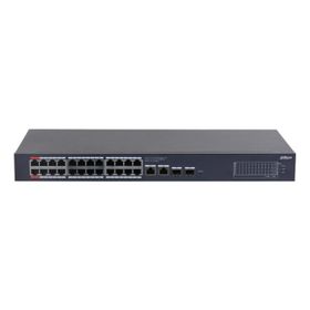 Dahua CS4228-24GT-240 24 Port Gigabit PoE 2 Port Gigabit Uplink 2 Port SFP 240W Cloud Yönetilebilir PoE Switch