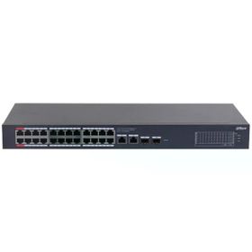 Dahua CS4228-24GT-375 24 Port Gigabit PoE 2 Port Gigabit Uplink 2 Port SFP 375 W Cloud Yönetilebilir Switch