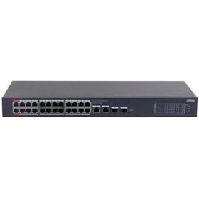 Dahua CS4228-24GT-375 24 Port Gigabit PoE 2 Port Gigabit Uplink 2 Port SFP 375 W Cloud Yönetilebilir Switch