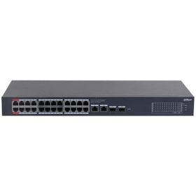 Dahua CS4228-24GT-375 24 Port Gigabit PoE 2 Port Gigabit Uplink 2 Port SFP 375 W Cloud Yönetilebilir Switch