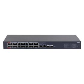 Dahua CS4228-24GT-375 24 Port Gigabit PoE 2 Port Gigabit Uplink 2 Port SFP 375 W Cloud Yönetilebilir Switch