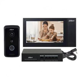 Dahua KTP02 IP Villa Video İntercom Ekran ve Kameralı Zil Paneli Kiti