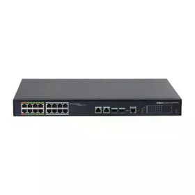 Dahua LR2218-16ET-240 16 Port Gigabit PoE 2 Port SFP 240 W Yönetilebilir PoE Switch