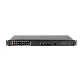 Dahua PFS4218-16ET-240 16FE Poe Port 16xPoe 240W 2X Combo SFP 2 Ge Uplink Yönetilebilir Switch