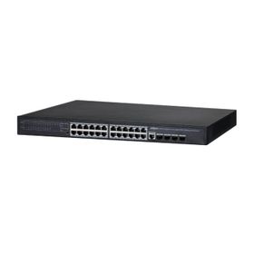 Dahua PFS4428-24GT-370 24 Port 370W 10/100/1000 +4SFP PoE Yönetilir Switch