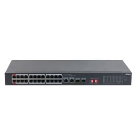 Dahua S3226-24ET-240 24 Port 10/100 PoE 2.0 2xCombo +2SFP Yönetilemez Switch