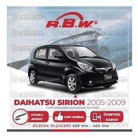 Daihatsu Sirion RBW 2005-2009 Muz Silecek Takımı