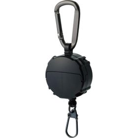 Daiichiseiko Black Carabiner Reel + Micro Case 2 Gözlü Aksesuar Askısı
