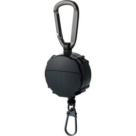 Daiichiseiko Black Carabiner Reel + Micro Case 2 Gözlü Aksesuar Askısı