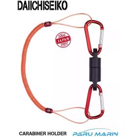 Daiichiseiko Carabiner Holder MG 5000 Red Mıknatıslı Karabina ve Güvenlik Kordonu