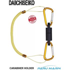 Daiichiseiko Carabiner Holder MG 5000 Yellow Mıknatıslı Karabina ve Güvenlik Kordonu