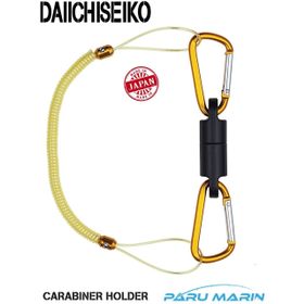 Daiichiseiko Carabiner Holder MG 5000 Yellow Mıknatıslı Karabina ve Güvenlik Kordonu