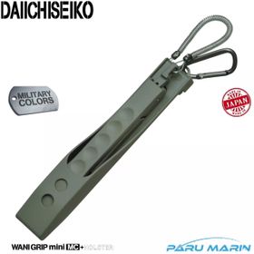 Daiichiseiko Wani Grip Mini MC 21 cm Balık Maşası + Foliage Green Taşıma Kılıfı