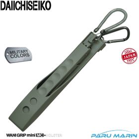 Daiichiseiko Wani Grip Mini MC 21 cm Balık Maşası + Foliage Green Taşıma Kılıfı