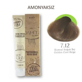 Daimon Fa 7.12 Kumral Soğuk Bej Amonyakasız Saç Boyası