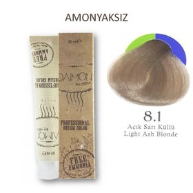 Daimon Fa 8.1 Açık Sarı Küllü Amonyakasız Saç Boyası
