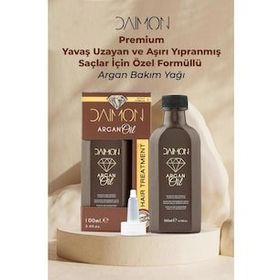Daimon Yavaş Uzayan ve Aşırı Yıpranmış Saçlar İçin 100 ml Argan Bakım Yağı