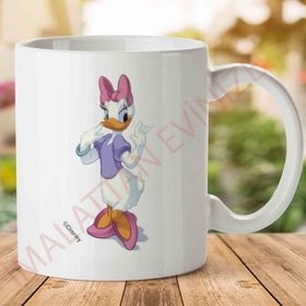 Daisy Duck Transparent Baskılı Kupa Bardak