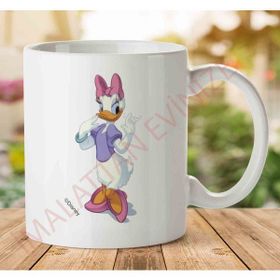Daisy Duck Transparent Baskılı Kupa Bardak