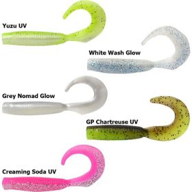 Daiwa Bait Junkie Grub Soft Creaming Soda UV 10 cm Silikon Yem