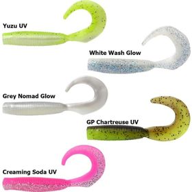 Daiwa Bait Junkie Grub Soft Creaming Soda UV 10 cm Silikon Yem
