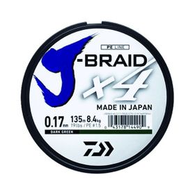 Daiwa J-Braid 4B Koyu Yeşil 135 m Misina