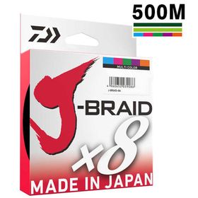 Daiwa J-Braid 8B 500 m Multi Color Misina