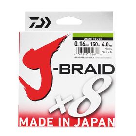 Daiwa J-BRAİD 8B Chartreuse 150 m 0.16 mm İp Misina