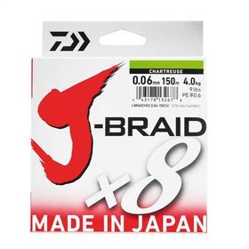 Daiwa J-Braid 8B Chartreuse 150 m Misina