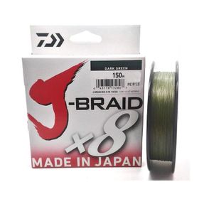 Daiwa J-Braid 8B Koyu Yeşil 150 m İp Misina