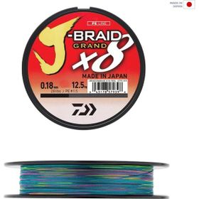 Daiwa J-Braid Grand 8B 300M 0,16 mm Multi Color İp Misina