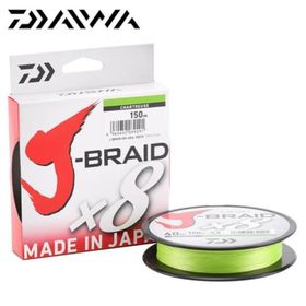 Daiwa J-Braid X8 Chartreuse 150 m Misina