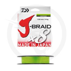 Daiwa J-Braid X8 Chartreuse 150 m Misina