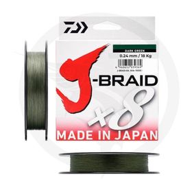 Daiwa J-Braid X8 Dark Green 150 m Misina