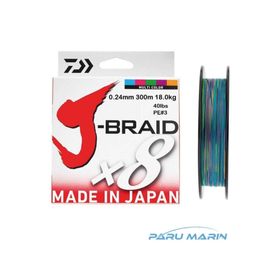Daiwa J-Braid X8 Multicolor 300 m 0.24 mm İp Misina