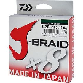 Daiwa JBraid 8B 150 m 0,24 mm Dark G Örgü Misina
