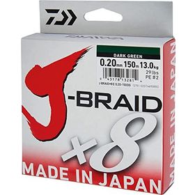 Daiwa JBraid 8B 150 m 0,24 mm Dark G Örgü Misina
