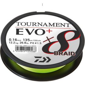 Daiwa Tournament 8B Evo+ Chartreuse 135M 0,16 mm İp Misina