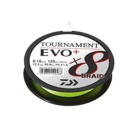Daiwa Tournament 8b Evo+ Chartreuse 135M 0,20 mm İp Misina