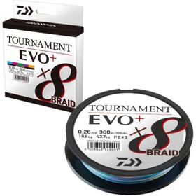 Daiwa Tournament Evo+ 8B 300m 0,16 mm Multicolor İp Misina