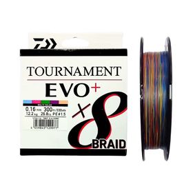 Daiwa Tournament Evo+ 8B 300m 0,16 mm Multicolor İp Misina