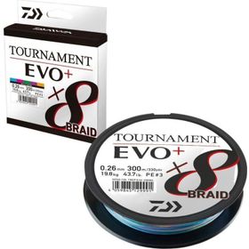 Daiwa Tournament Evo+ 8B 300m 0,16 mm Multicolor İp Misina
