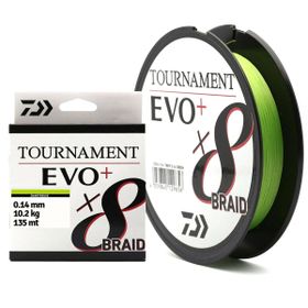 Daiwa Tournament Evo+ X8 270M 0,14 mm Dark Green İp Misina